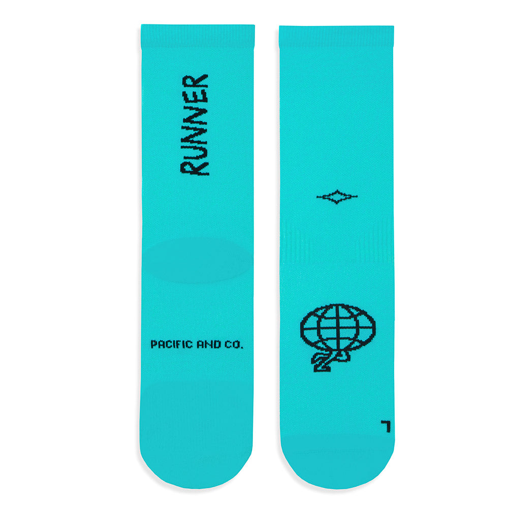 Calcetines Local Runner Aqua