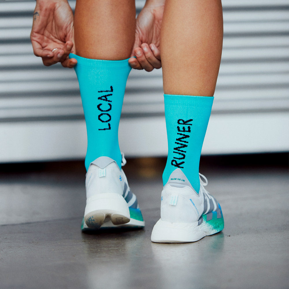 Calcetines Local Runner Aqua