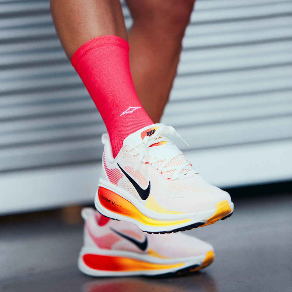 Calcetines Local Runner Coral Neon