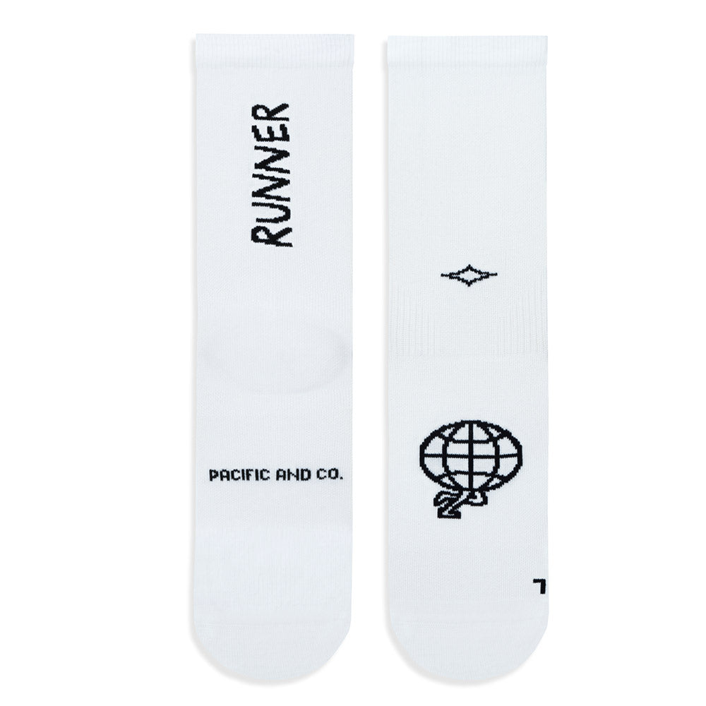 Calcetines Local Runner Blanco