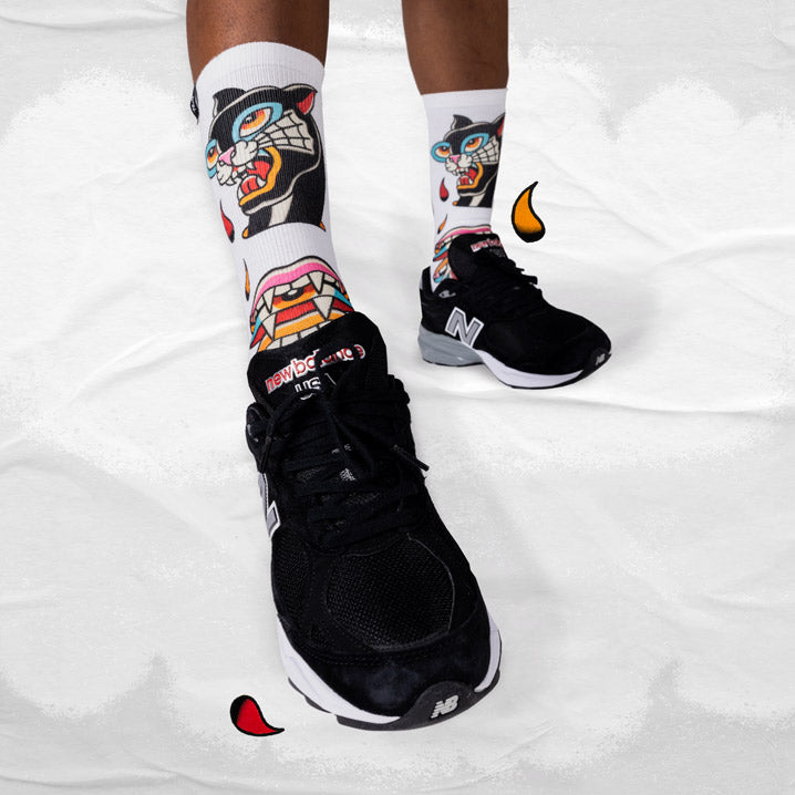 Flashy socks