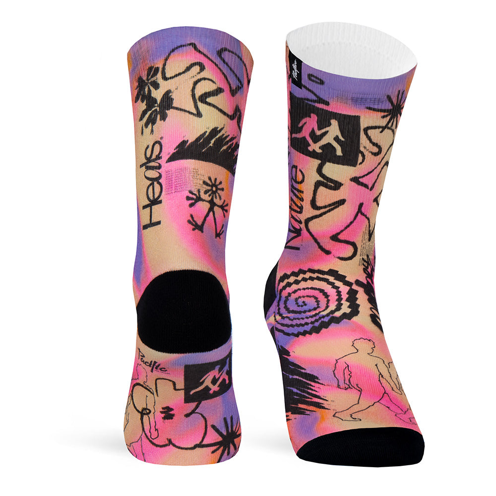 Hike Pink Socks
