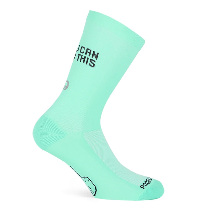 Faster Turquoise Socks