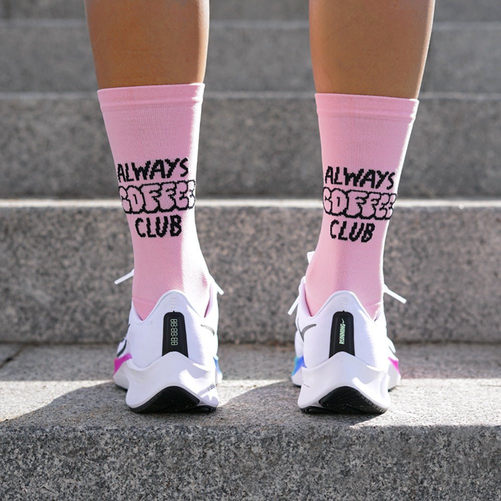 Coffee Club Pink Socks