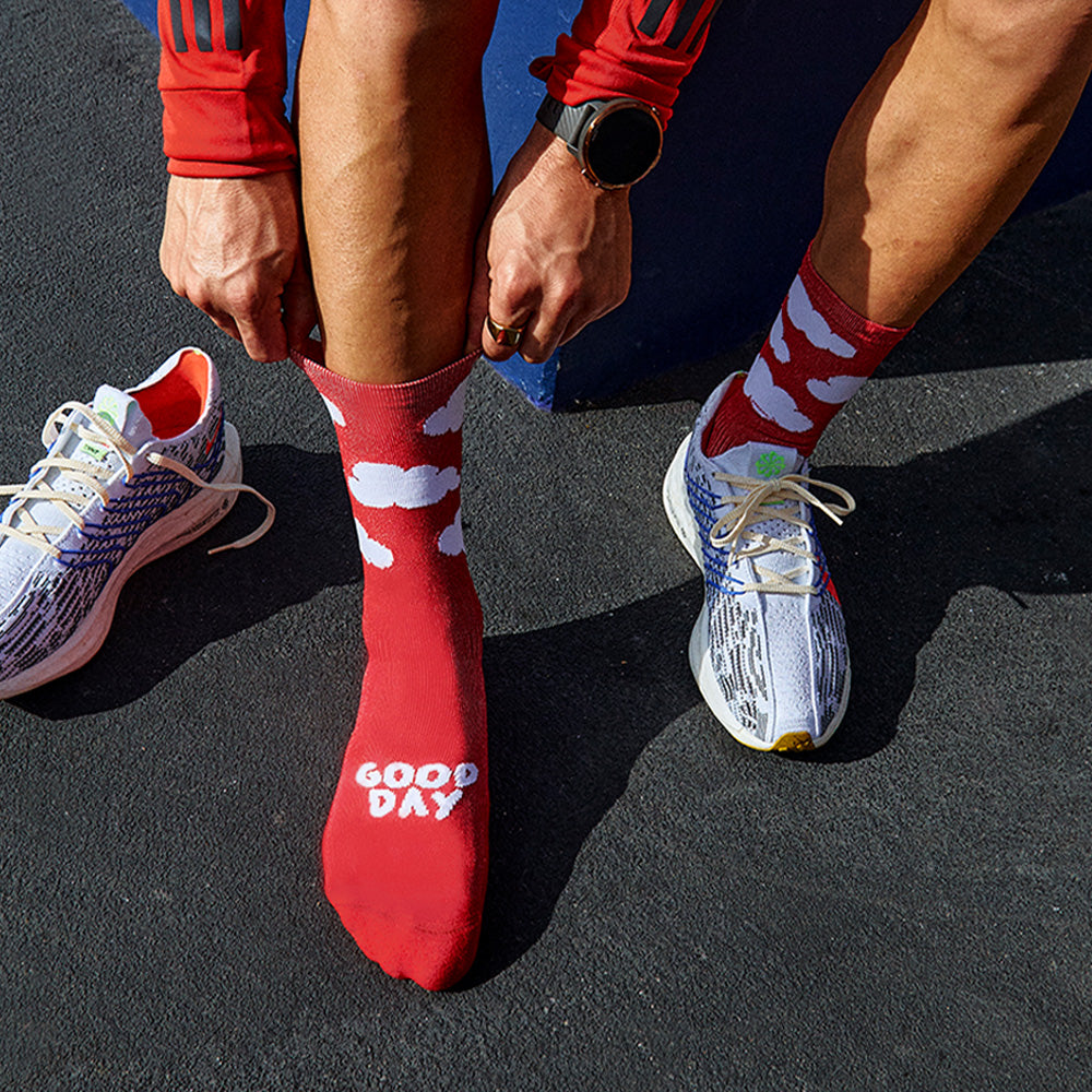Red Clouds Socks