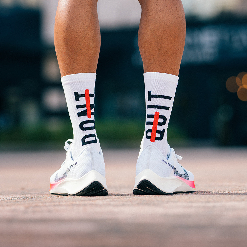 Don't Quit Socks White