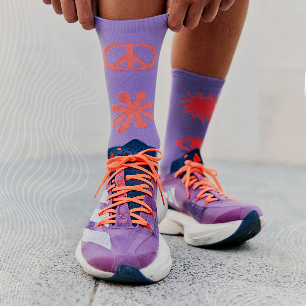 Peace Lavender Socks