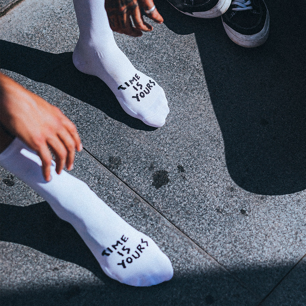 Calcetines Ride in Peace Blanco