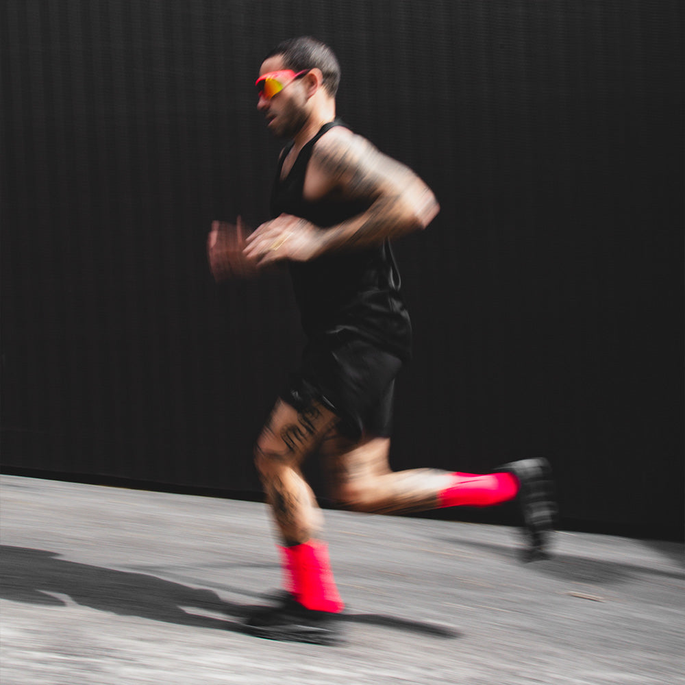 Calcetines Running Stay Fast Rosa - Pacific and Co