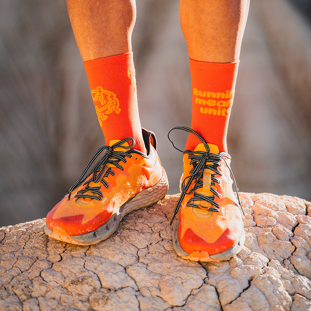 Unity Orange Socks