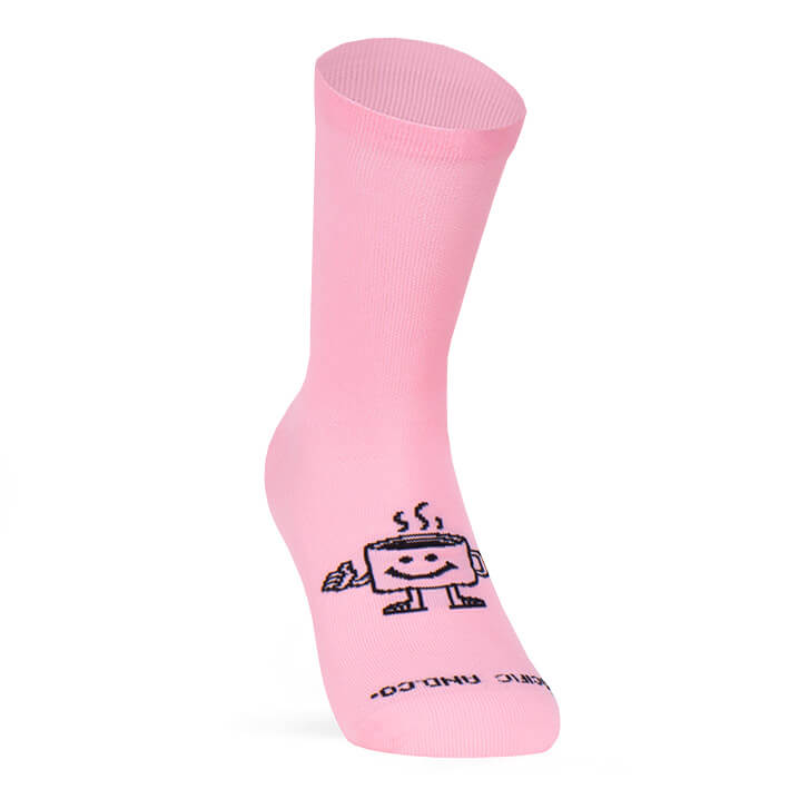 Coffee Club Pink Socks
