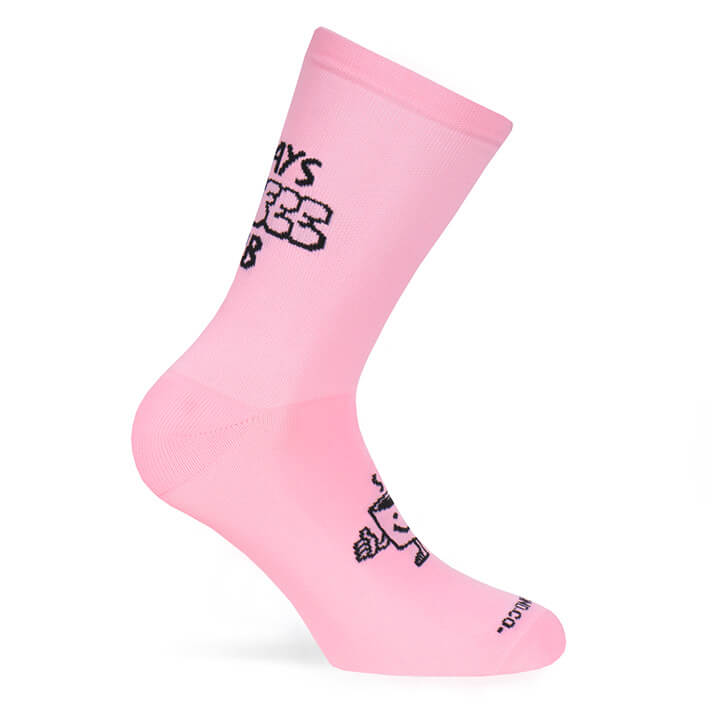 Coffee Club Pink Socks