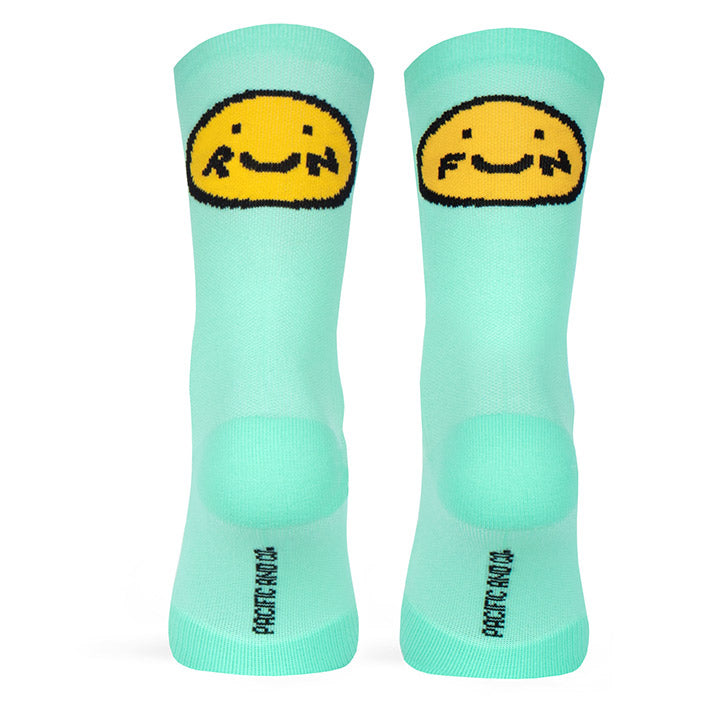 Smile Run Mint Socks