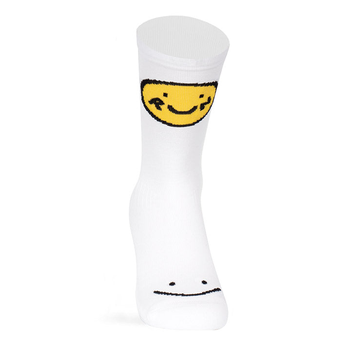 Smile Run Socks White