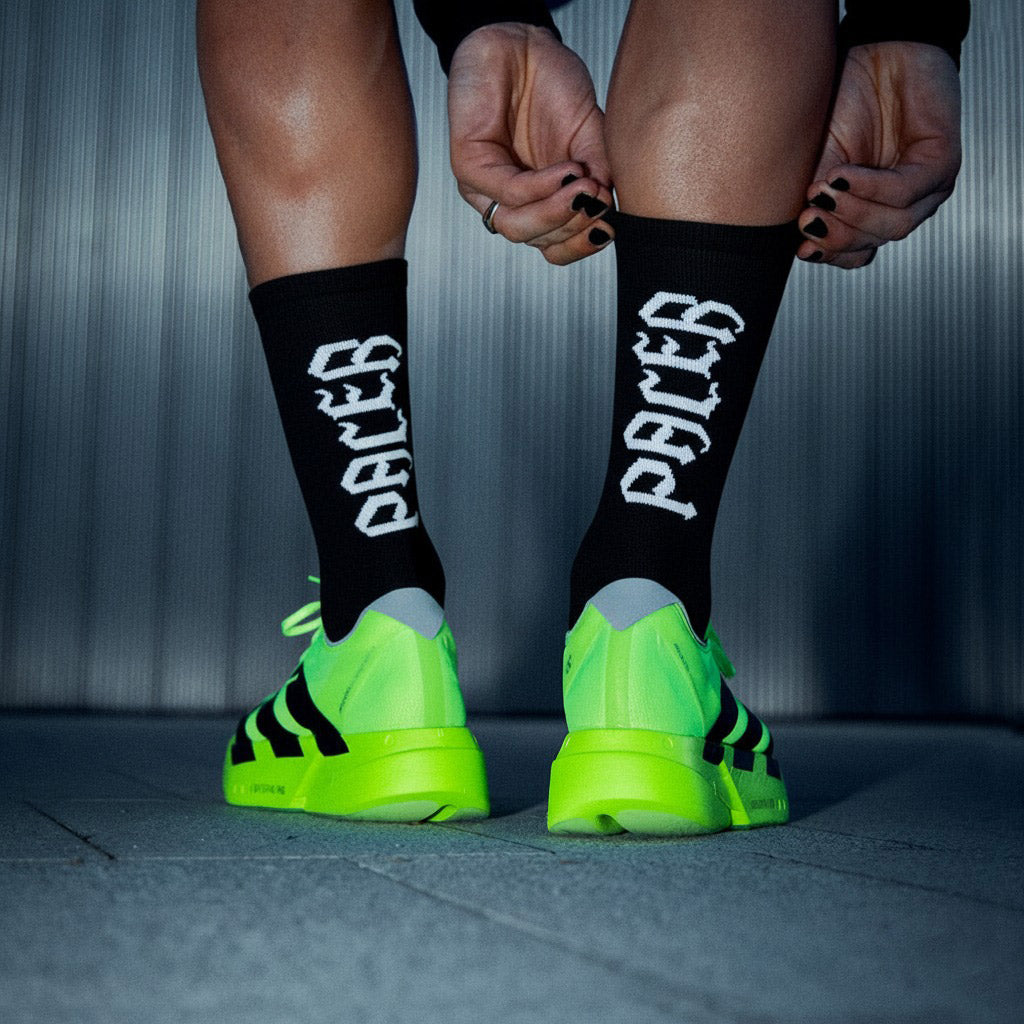 Pacer Black Socks
