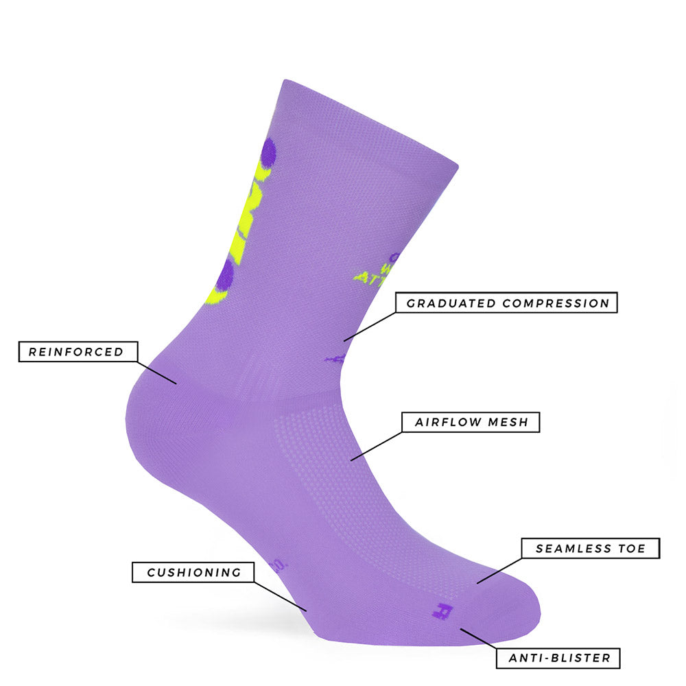 RUN GIRL Lavender Socks