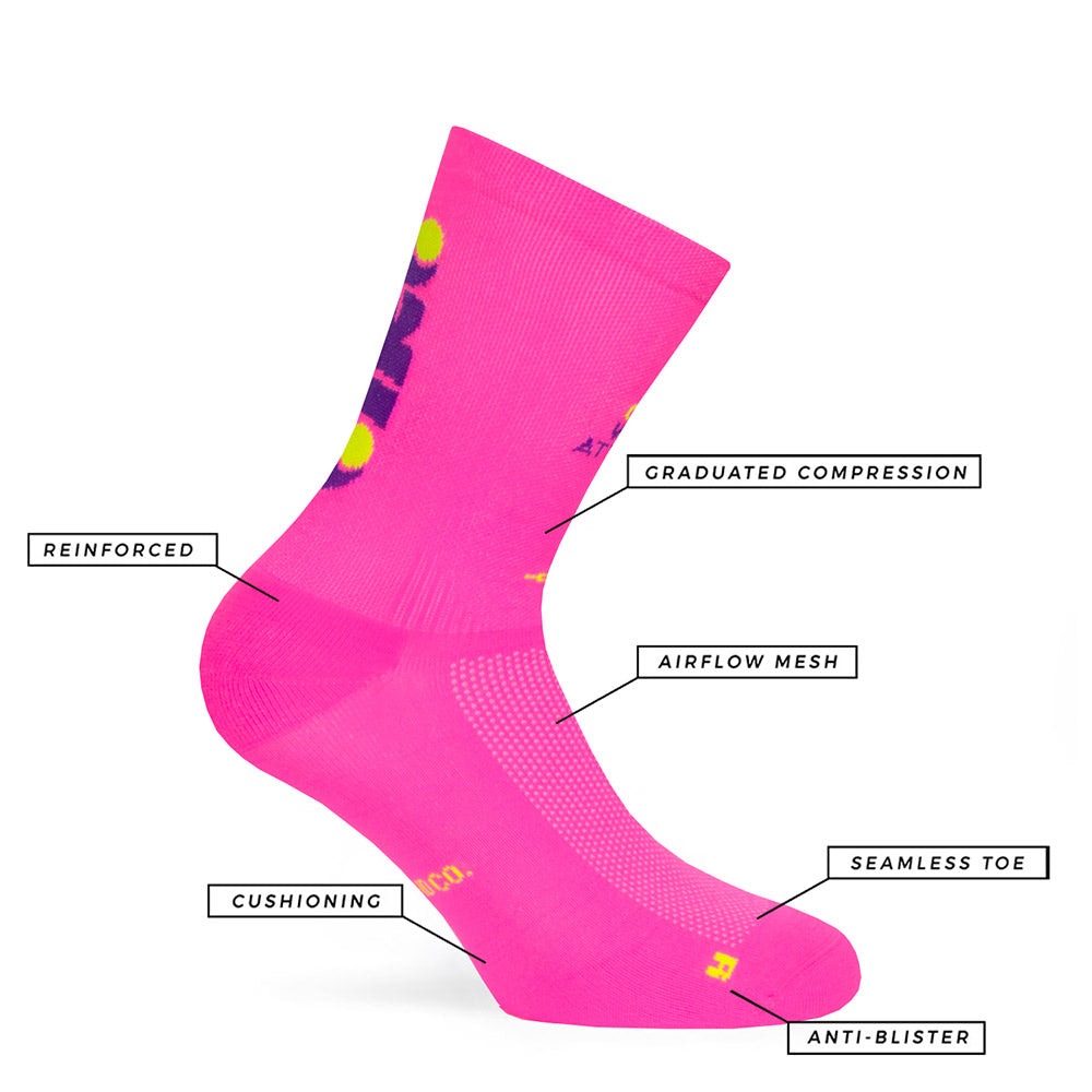 Calcetines RUN GIRL PINK