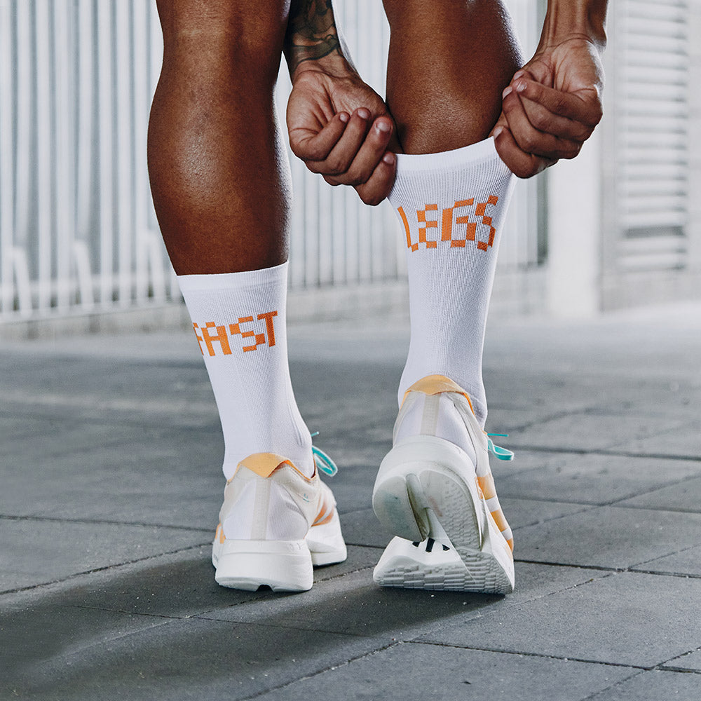 Fast Legs Orange Socks