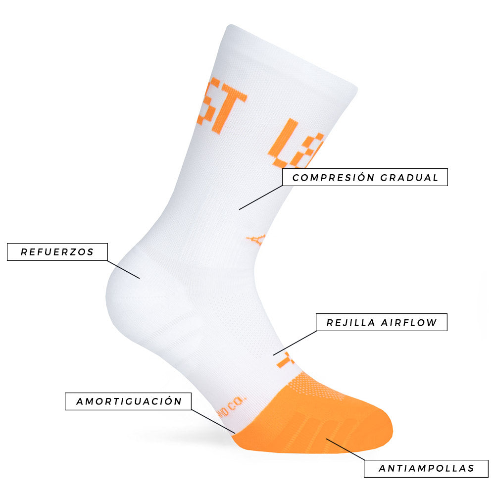 Fast Legs Orange Socks