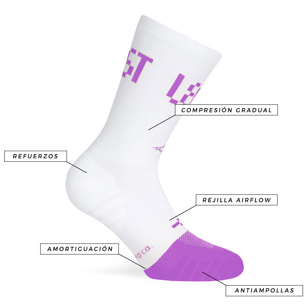 Fast Legs Purple Socks