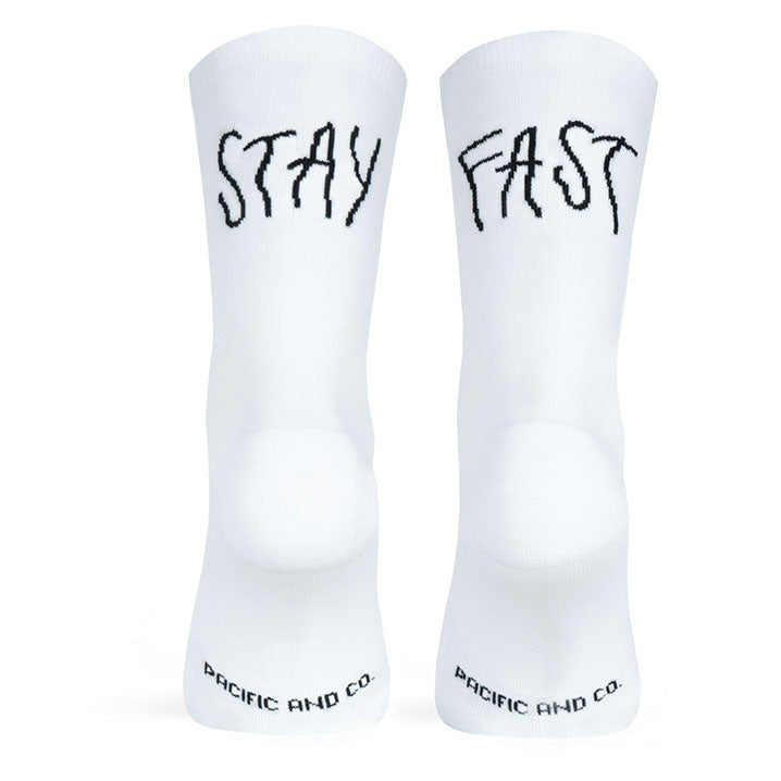 Stay Fast Socks White