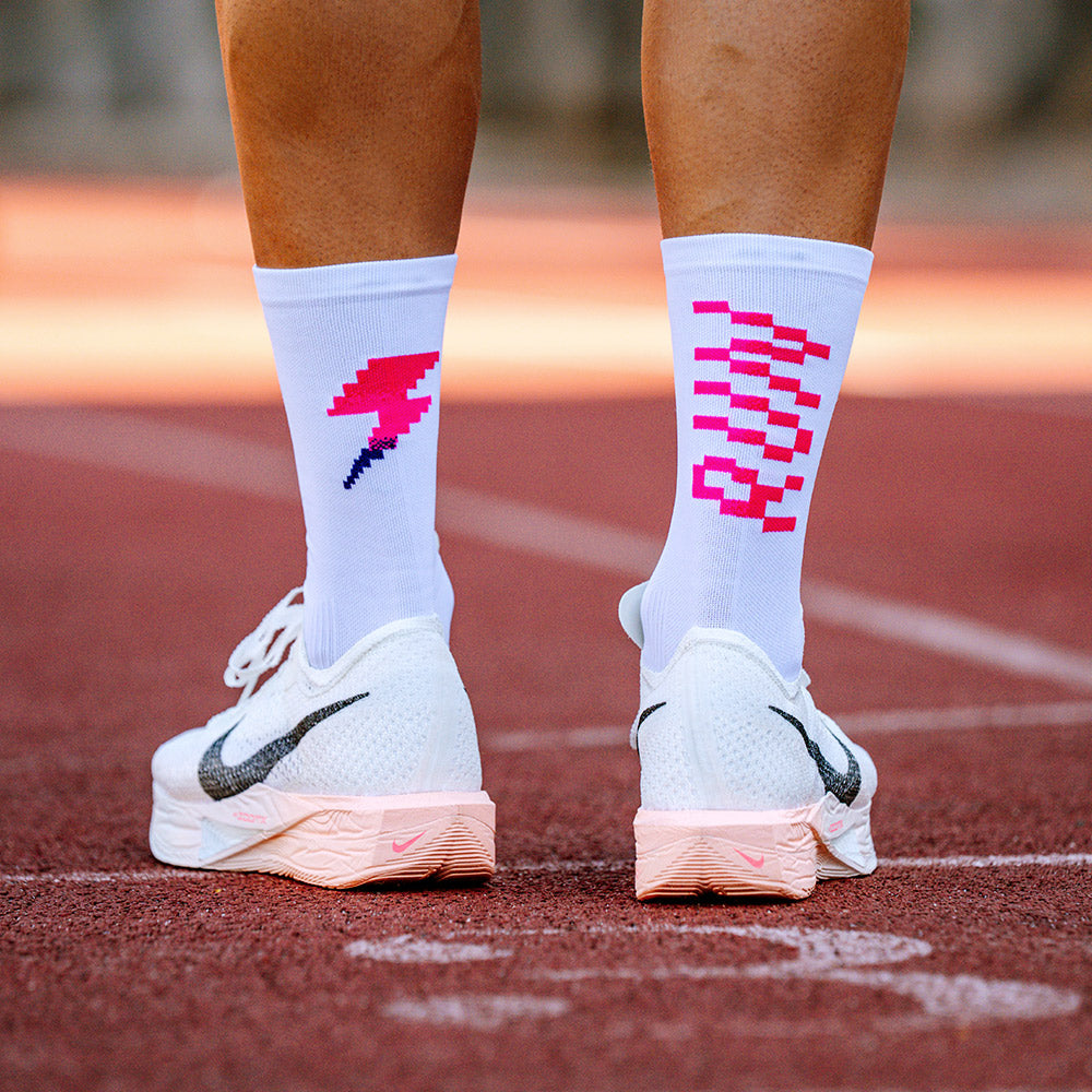 Calcetines Running THUNDER Pink - Antiampollas, Costuras Planas, Rejilla Transpirable | Pacific and Co.