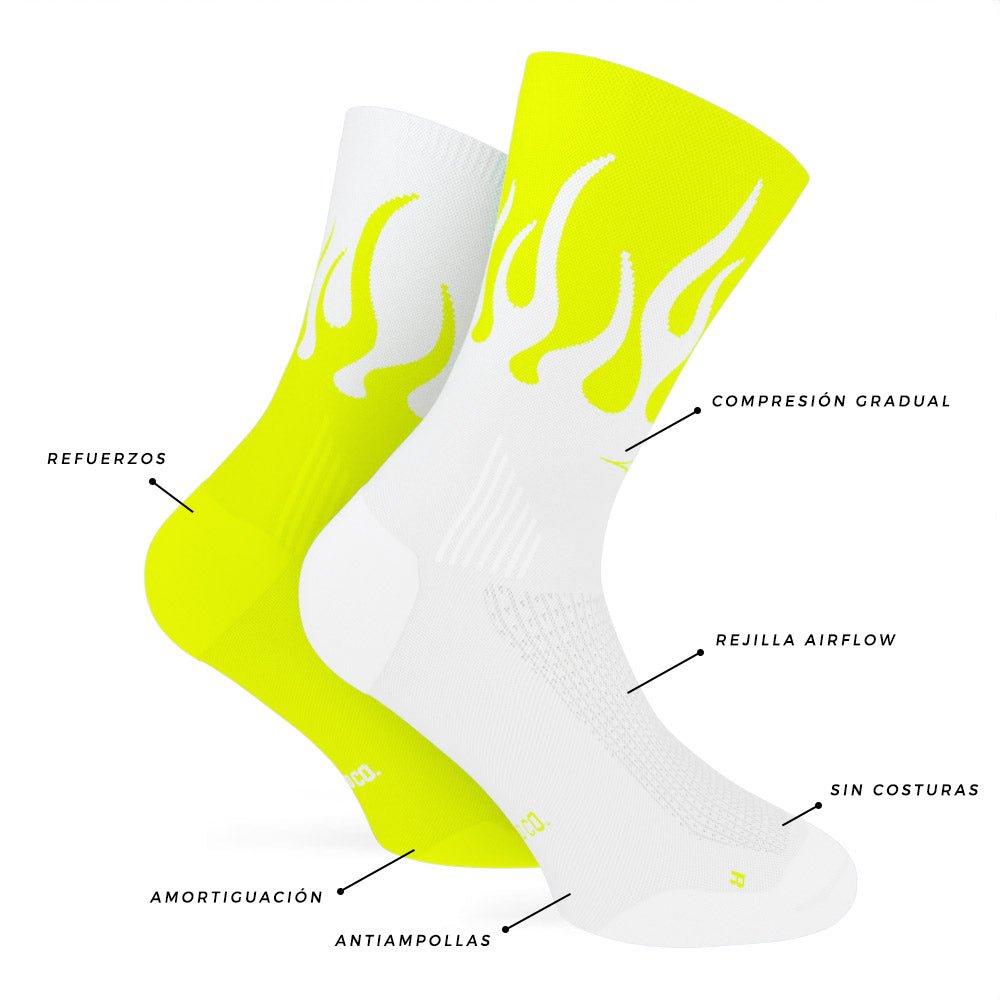 Calcetines FLAMES NEON