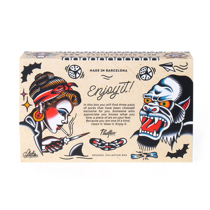 CAJA REGALO TATTOO (SKULL/ROAR/LOLA)