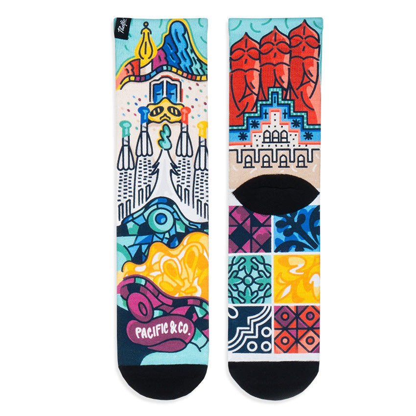 pacificandco-calcetines-socks-art-design-gift-barcelona-gaudi-souvenir-MODERNISME