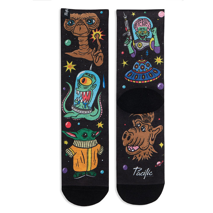 pacificandco-calcetines-socks-funny-gift-80s-90s-ET-alf-miniyoda-alf-LOVELY-MONSTERS