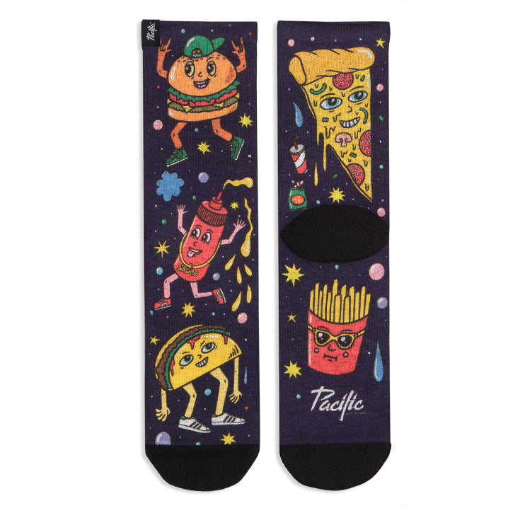 pacificandco-calcetines-socks-funny-gift-burger-pizza-FASTFOOD