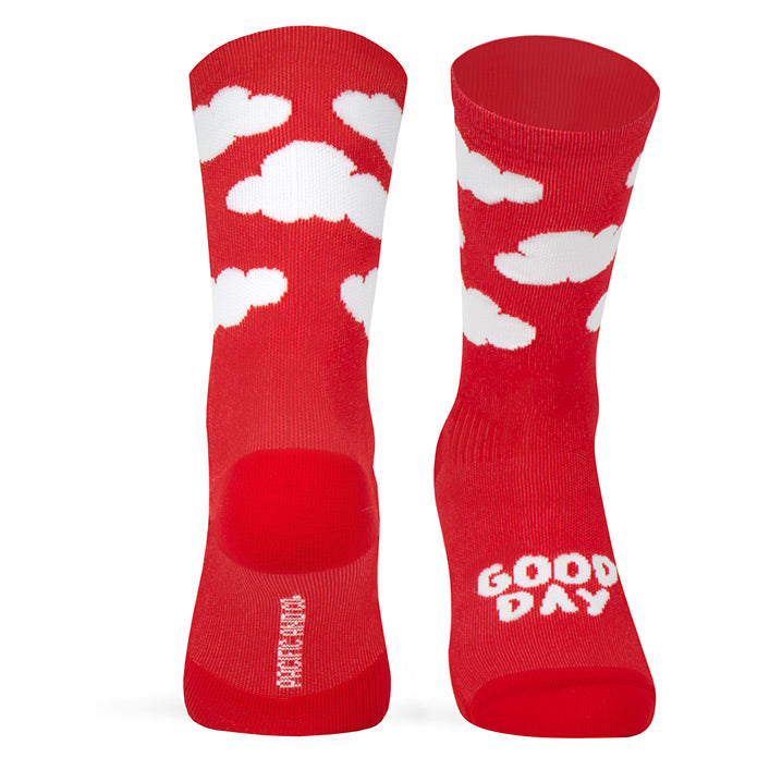 Calcetines Clouds Rojo