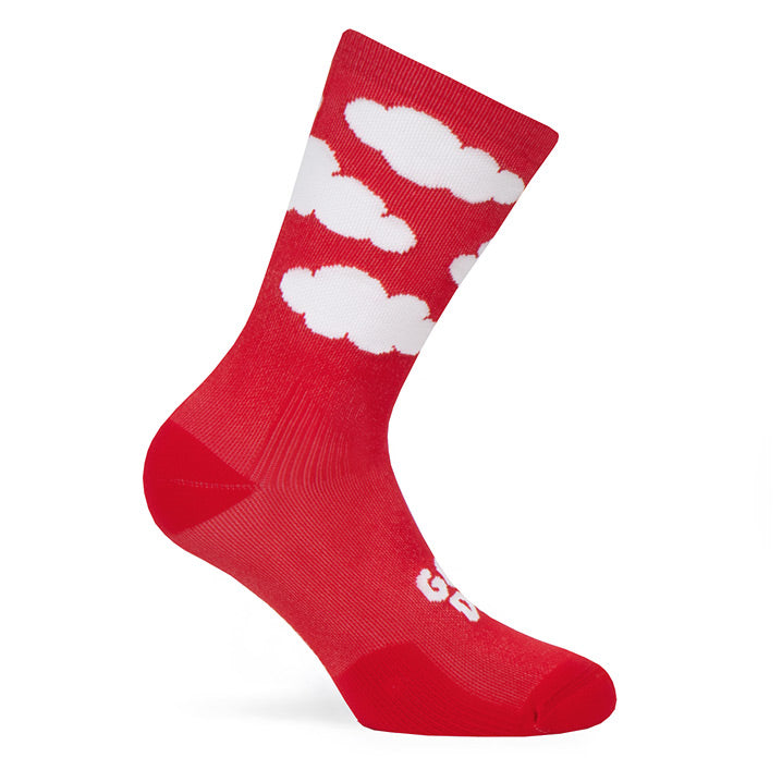 Calcetines Clouds Rojo