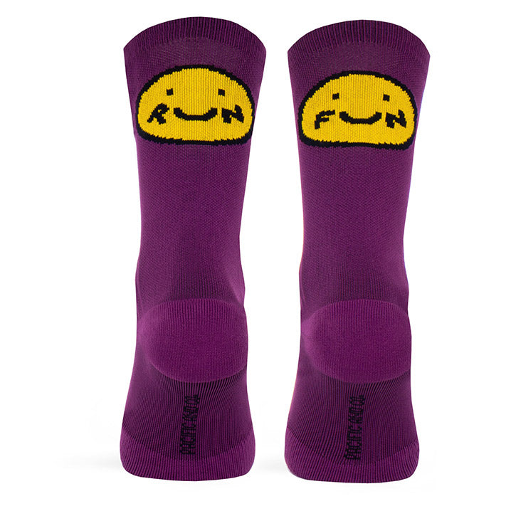 Calcetines Smile Run Violeta