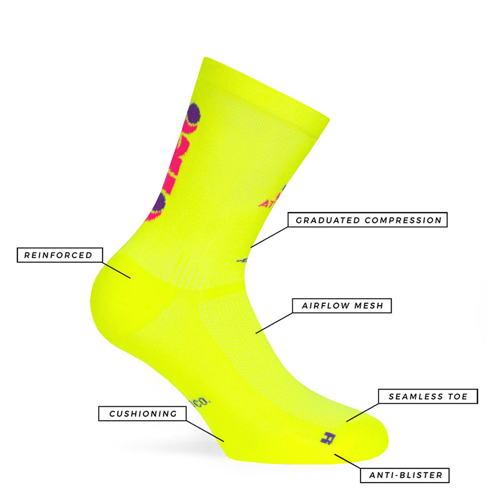 Calcetines RUN GIRL NEON