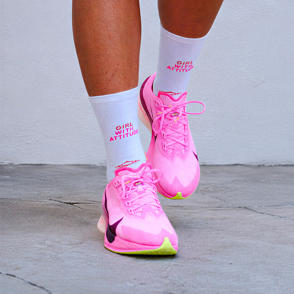 Calcetines RUN GIRL WHITE