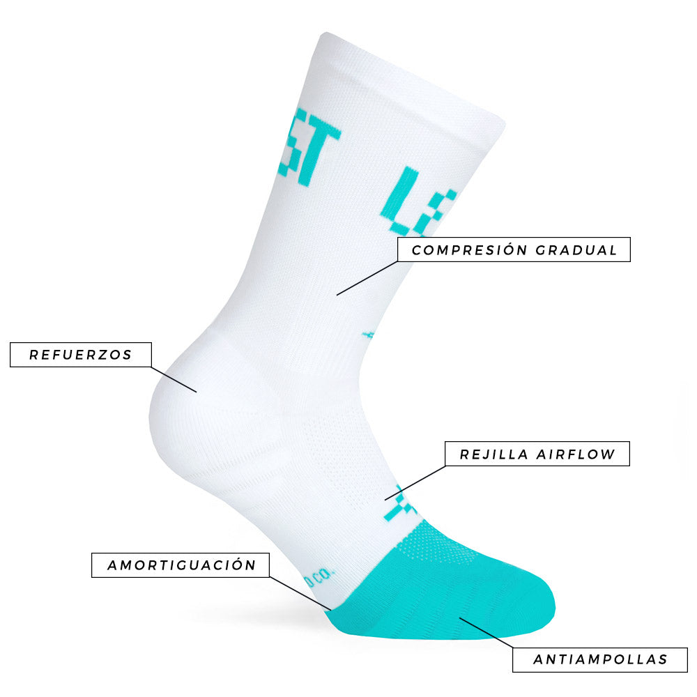 Fast Legs Turquoise Socks