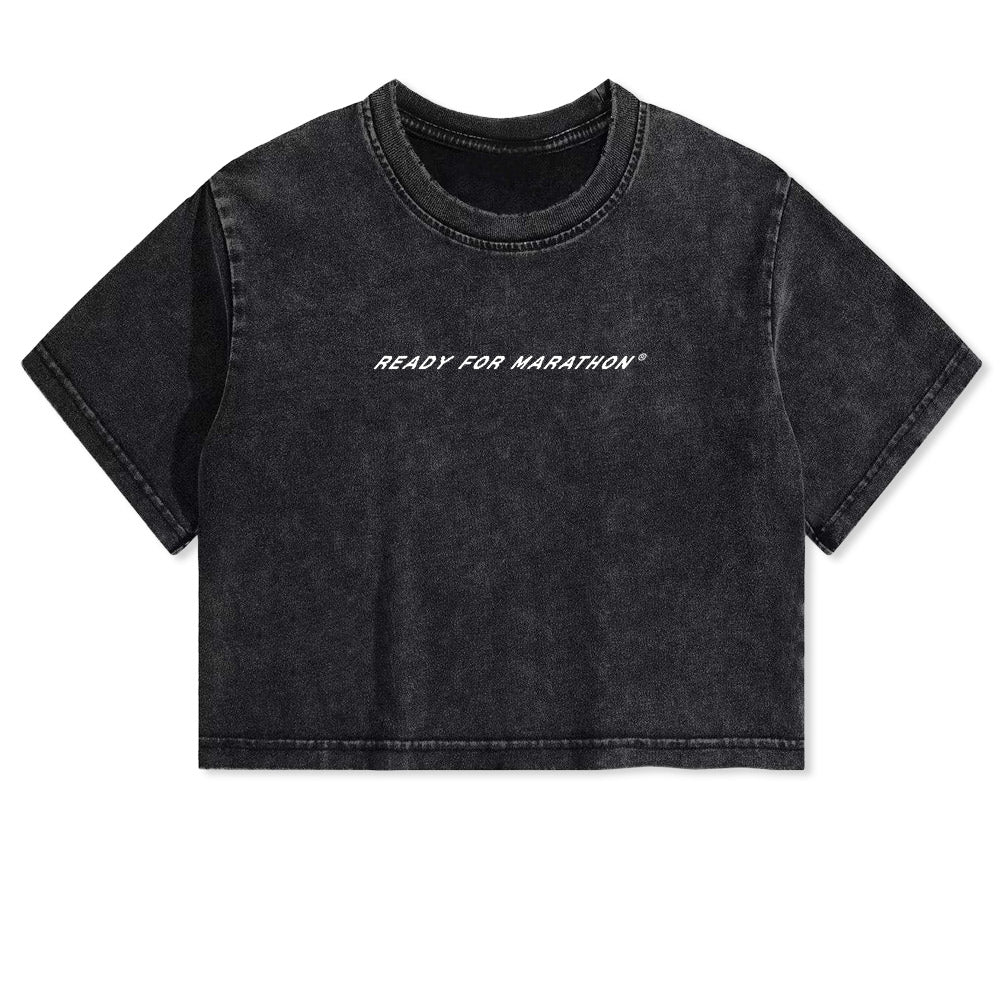 Boxy T-Shirt Ready For Marathon