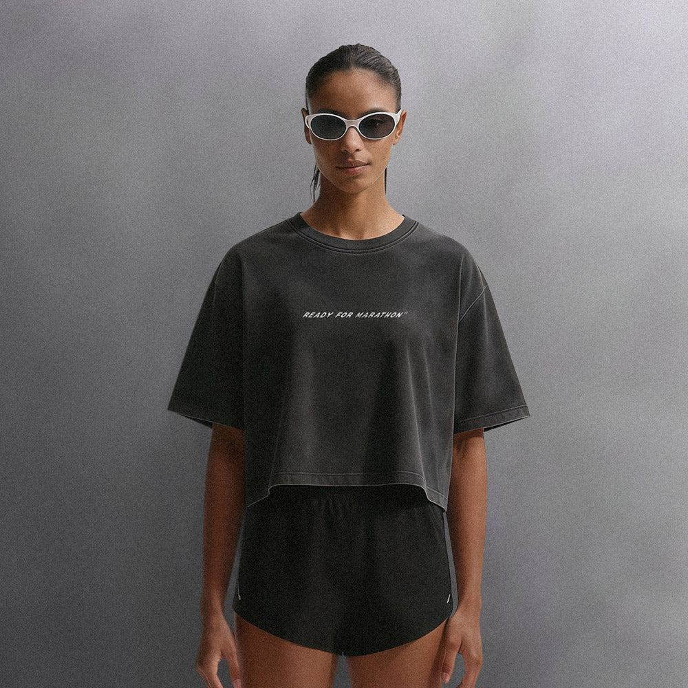 Boxy T-Shirt Ready For Marathon